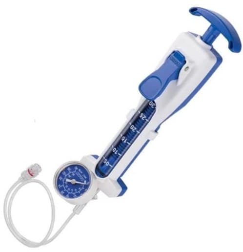 SinoInf inflation device with analogue manometer (−1 to 30 atm).